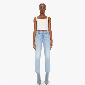 MOTHER The Hustler Ankle Fray Jean in One Last Trip Size 23